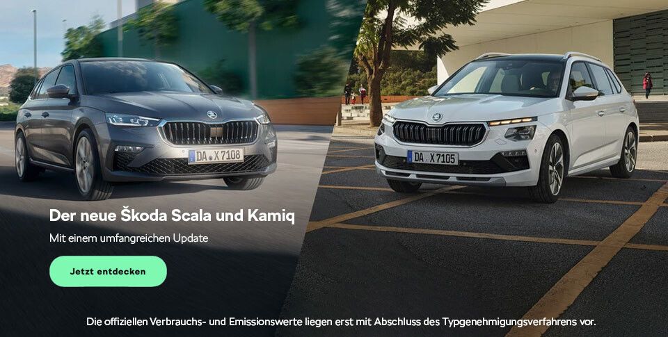 Škoda Scala und Kamiq Facelift